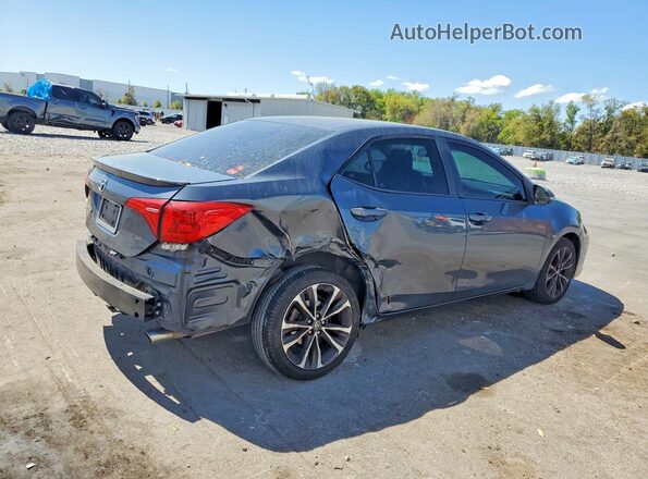2T1BURHE9JC013838 2018 TOYOTA COROLLA Серый Задняя правая четверть