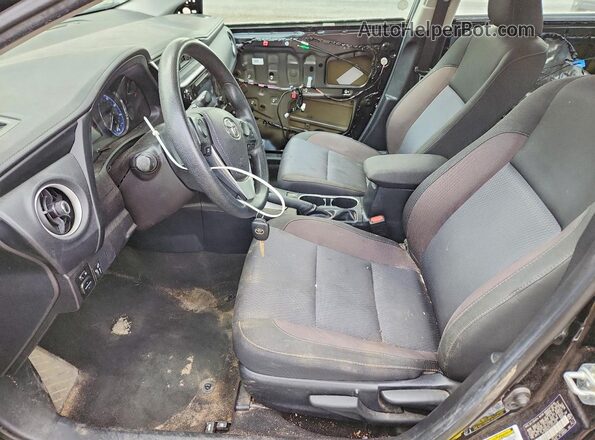 2T1BURHE9JC017730 2018 TOYOTA COROLLA Черный Вид салона спереди