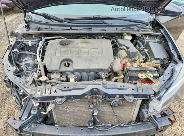 2T1BURHE9JC017730 2018 TOYOTA COROLLA Черный Вид задней части салона