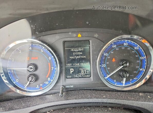 2T1BURHE9JC017730 2018 TOYOTA COROLLA Черный Вид щитка приборов