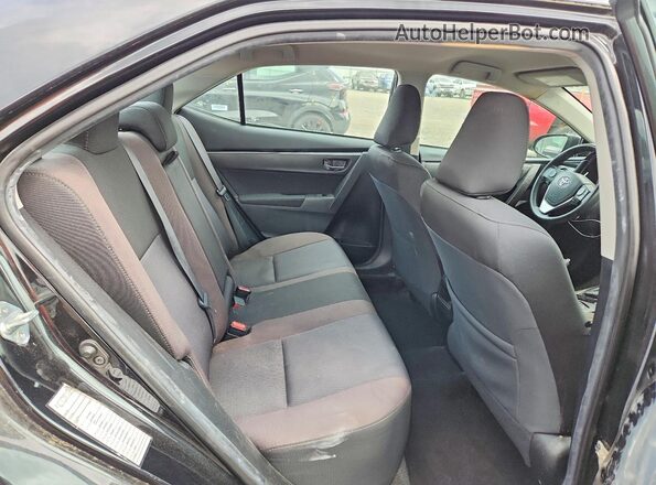 2T1BURHE9JC017730 2018 TOYOTA COROLLA Черный Вид задних сидений