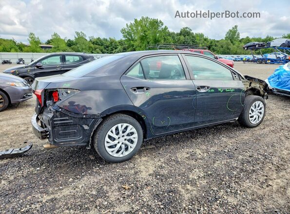 2T1BURHE9JC017730 2018 TOYOTA COROLLA Черный Задняя правая четверть