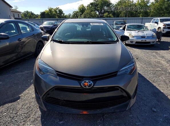 2T1BURHE9JC067818 2018 TOYOTA COROLLA Charcoal Vista frontal