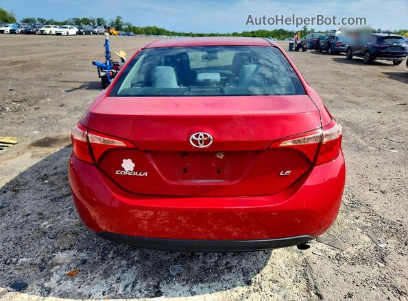 2T1BURHE9JC073439 2018 TOYOTA COROLLA Brown Հետևի տեսք