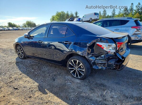 2T1BURHE9JC967859 2018 TOYOTA COROLLA Синий Задняя левая четверть
