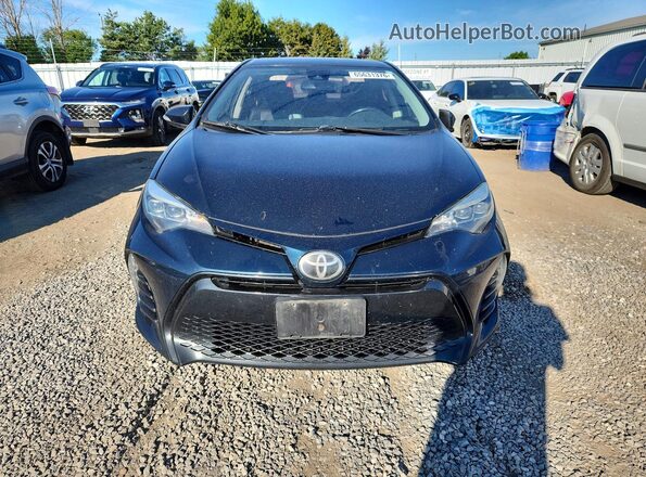 2T1BURHE9JC967859 2018 TOYOTA COROLLA Синий Вид спереди