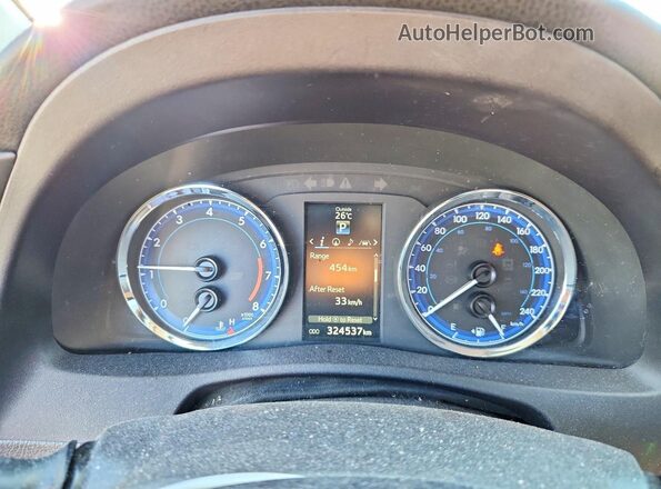 2T1BURHE9JC967859 2018 TOYOTA COROLLA Синий Вид щитка приборов