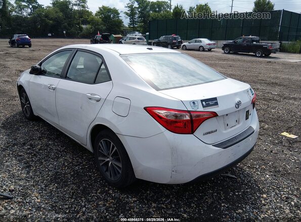 2T1BURHE9JC985228 2018 TOYOTA COROLLA White უკანა მარცხენა