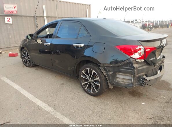 2T1BURHE9JC986699 2018 TOYOTA COROLLA Черный Задняя левая четверть