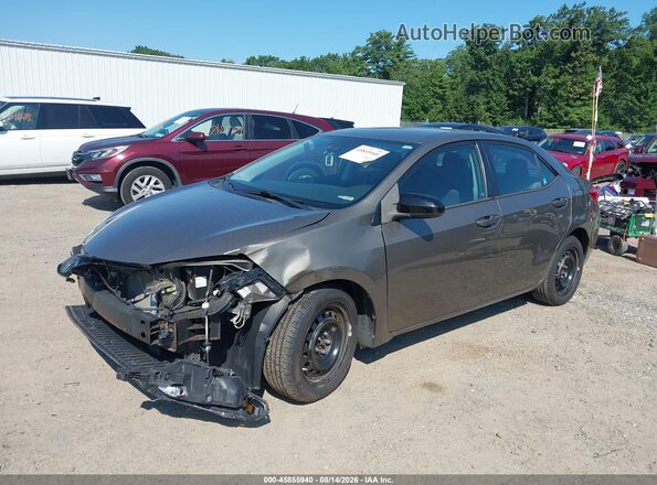 2T1BURHE9JC989439 2018 TOYOTA COROLLA Серый Передняя левая четверть