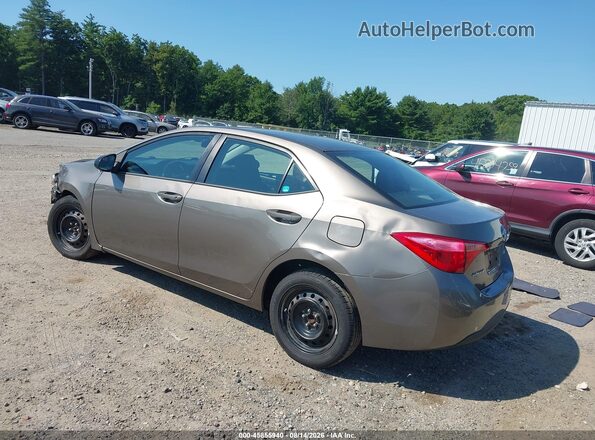2T1BURHE9JC989439 2018 TOYOTA COROLLA Серый Задняя левая четверть