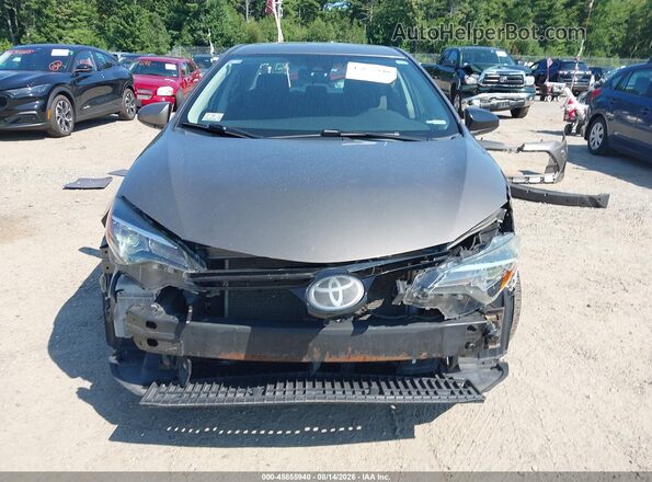 2T1BURHE9JC989439 2018 TOYOTA COROLLA Серый Вид спереди