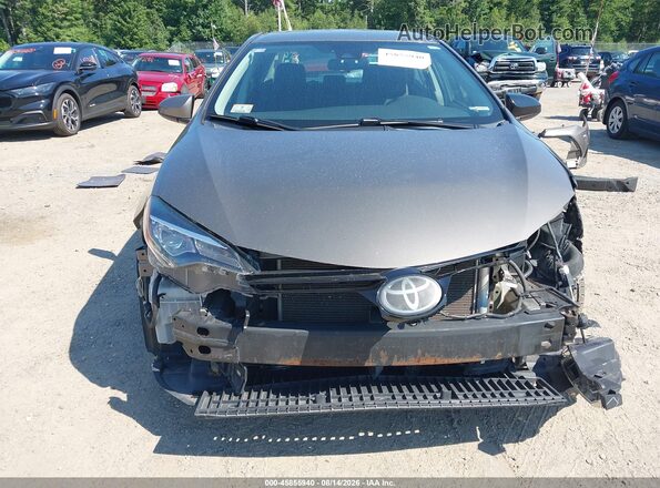 2T1BURHE9JC989439 2018 TOYOTA COROLLA Серый Вид задней части салона