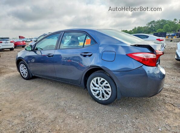 2T1BURHE9KC158556 2019 TOYOTA COROLLA Blue Trasero izquierdo