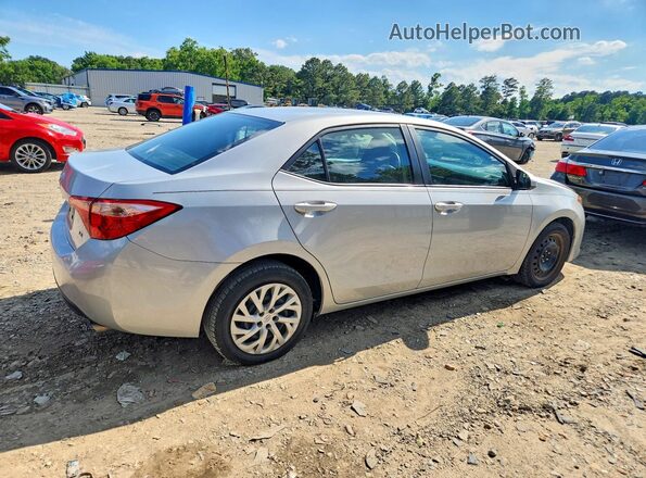 2T1BURHE9KC172540 2019 TOYOTA COROLLA Silver Tył prawy