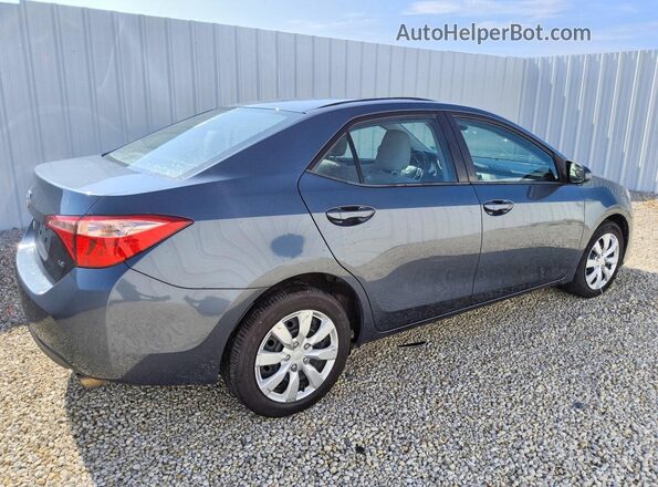 2T1BURHE9KC177107 2019 TOYOTA COROLLA Blue Հետևի աջ