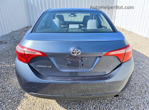 2T1BURHE9KC177107 2019 TOYOTA COROLLA Blue Հետևի տեսք