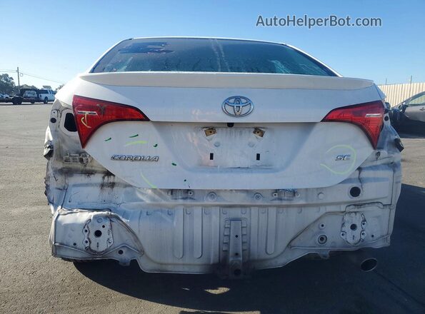 2T1BURHE9KC186776 2019 TOYOTA COROLLA White Widok z tyłu