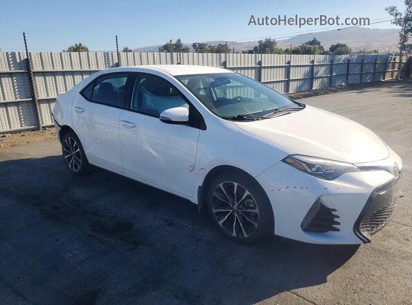 2T1BURHE9KC186776 2019 TOYOTA COROLLA White Przód prawy