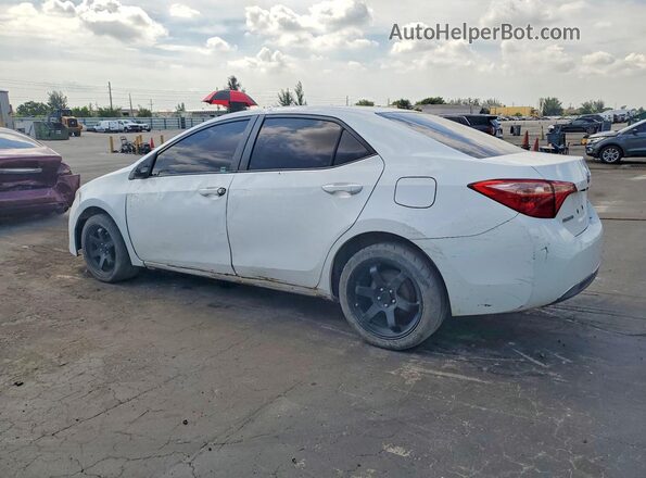 2T1BURHE9KC189483 2019 TOYOTA COROLLA White Rear left