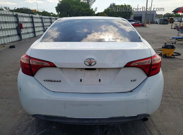 2T1BURHE9KC189483 2019 TOYOTA COROLLA White Rear view