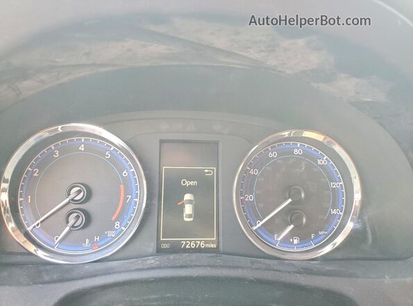 2T1BURHE9KC189483 2019 TOYOTA COROLLA White Instrument cluster view