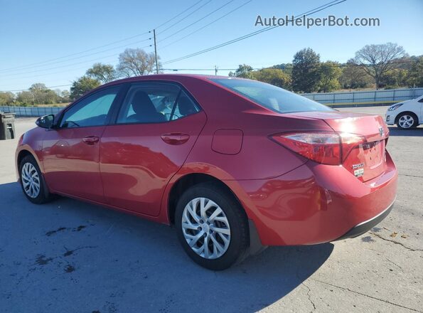 2T1BURHE9KC198538 2019 TOYOTA COROLLA Red Հետևի ձախ