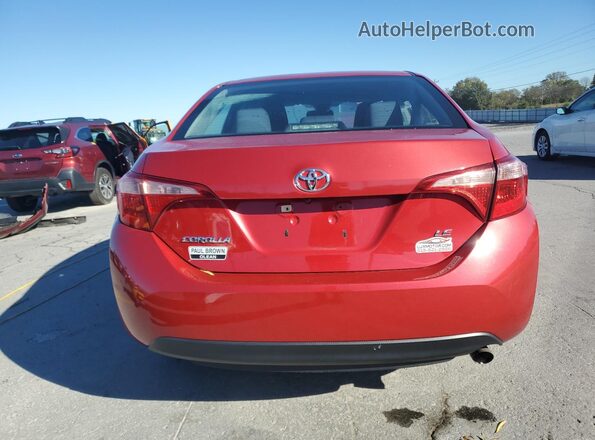 2T1BURHE9KC198538 2019 TOYOTA COROLLA Red Հետևի տեսք