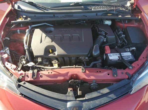 2T1BURHE9KC198538 2019 TOYOTA COROLLA Red Սալոնի հետևի տեսք