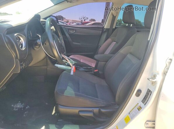 2T1BURHE9KC225284 2019 TOYOTA COROLLA White Вид салону спереду