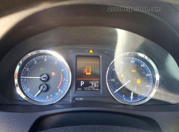 2T1BURHE9KC225284 2019 TOYOTA COROLLA White Вид щитка приладів