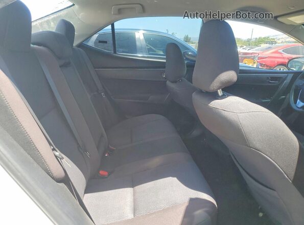 2T1BURHE9KC225284 2019 TOYOTA COROLLA White Вид задніх сидінь