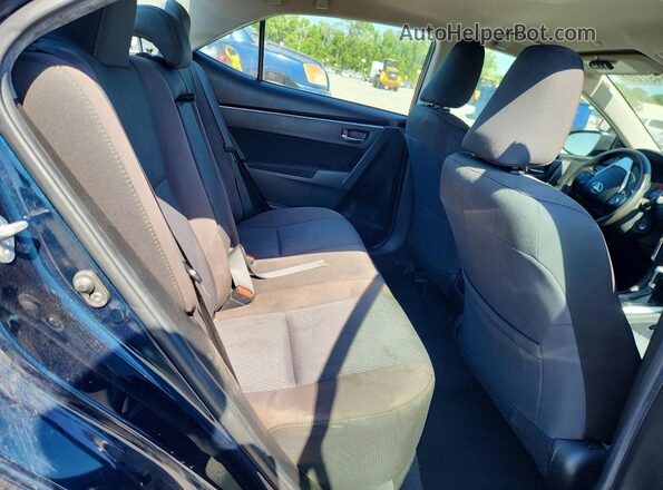 2T1BURHE9KC236964 2019 TOYOTA COROLLA Blue Հետևի նստատեղերի տեսք