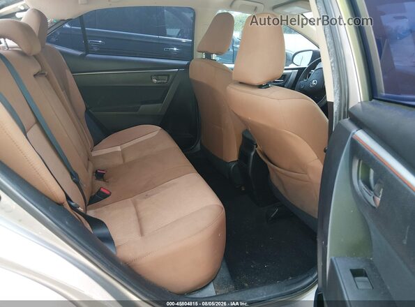 2T1BURHEXGC482865 2016 TOYOTA COROLLA Tan VIN sticker view