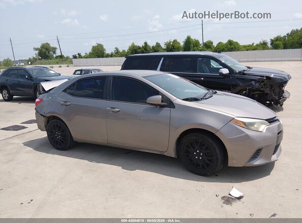 2T1BURHEXGC482865 2016 TOYOTA COROLLA Tan Rear interior view