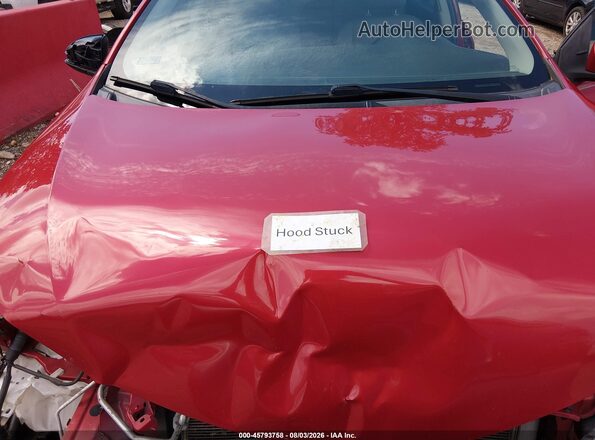 2T1BURHEXGC487385 2016 TOYOTA COROLLA Red Вид ззаду