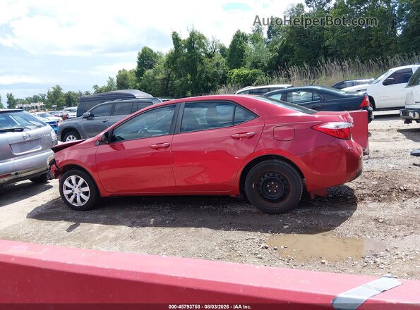 2T1BURHEXGC487385 2016 TOYOTA COROLLA Red Панорамний вид салону 360°