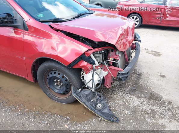 2T1BURHEXGC487385 2016 TOYOTA COROLLA Red 