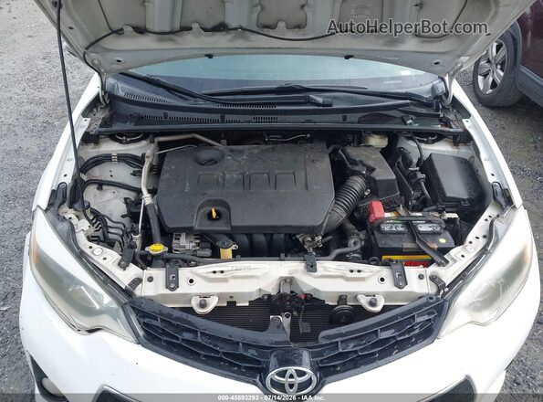 2T1BURHEXGC499343 2016 TOYOTA COROLLA White Widok z tyłu