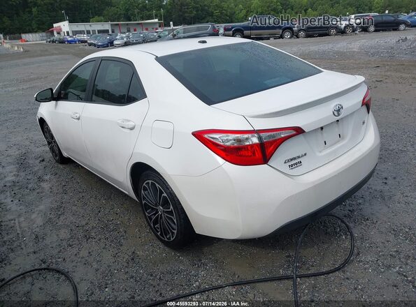 2T1BURHEXGC499343 2016 TOYOTA COROLLA White Tył lewy