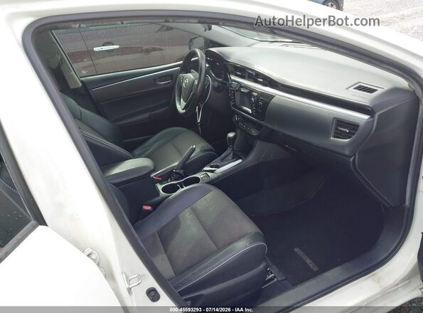 2T1BURHEXGC499343 2016 TOYOTA COROLLA White Widok wnętrza z przodu