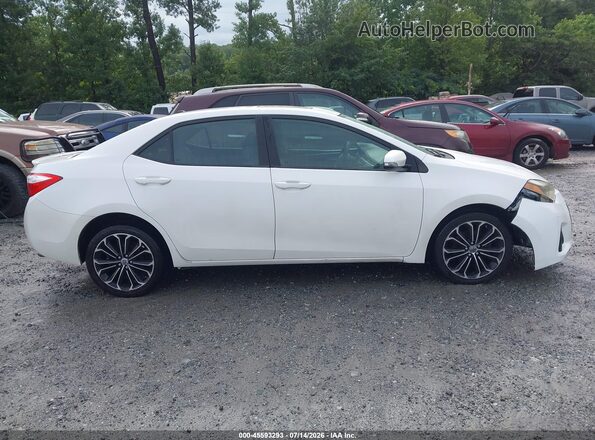 2T1BURHEXGC499343 2016 TOYOTA COROLLA White Widok wnętrza z tyłu