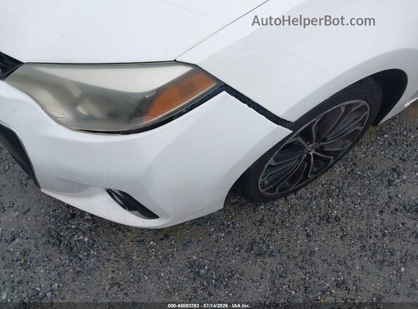 2T1BURHEXGC499343 2016 TOYOTA COROLLA White Widok z przodu