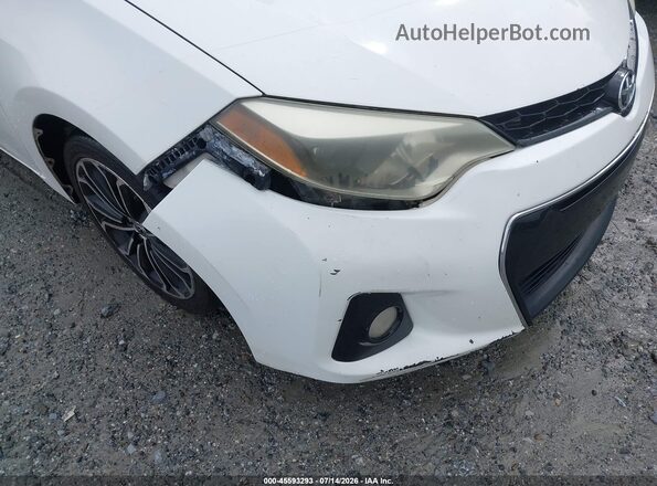 2T1BURHEXGC499343 2016 TOYOTA COROLLA White 