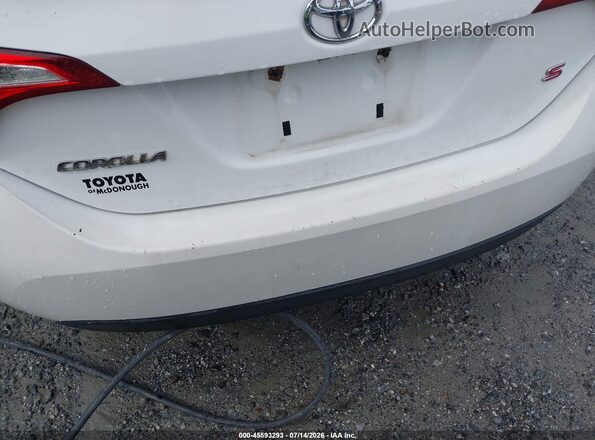2T1BURHEXGC499343 2016 TOYOTA COROLLA White 