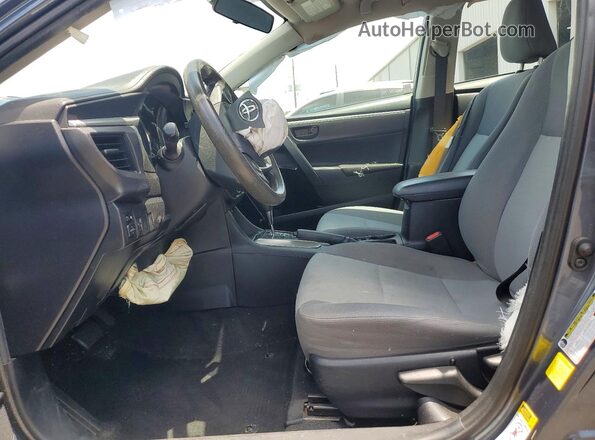 2T1BURHEXGC503049 2016 TOYOTA COROLLA Charcoal Front interior view