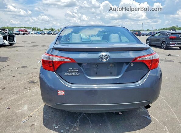 2T1BURHEXGC503049 2016 TOYOTA COROLLA Charcoal Rear view