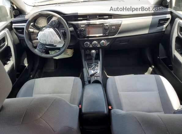 2T1BURHEXGC503049 2016 TOYOTA COROLLA Charcoal Dashboard view