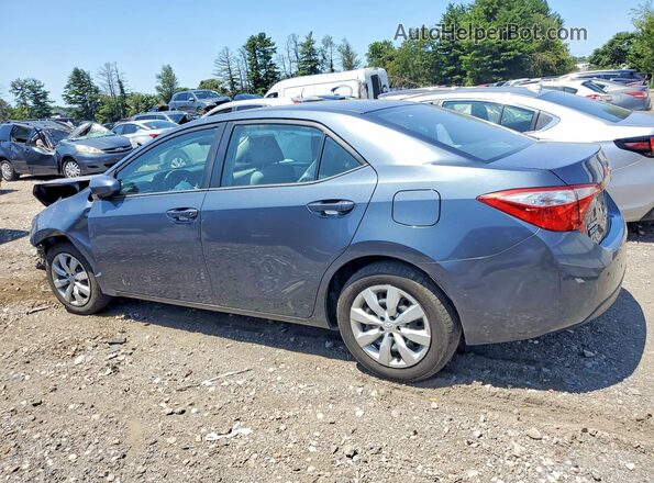 2T1BURHEXGC504931 2016 TOYOTA COROLLA Blue Rear left