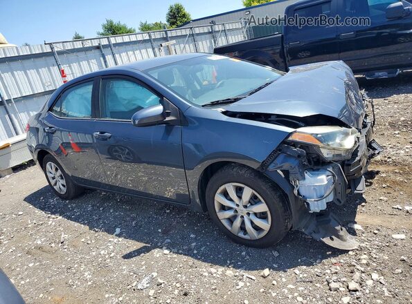 2T1BURHEXGC504931 2016 TOYOTA COROLLA Blue Front right